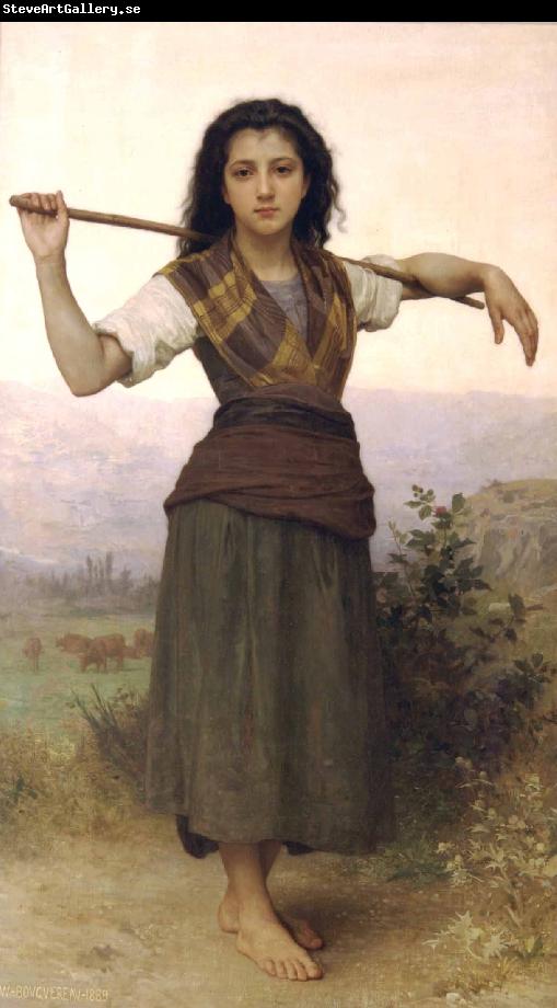 William-Adolphe Bouguereau The Shepherdess